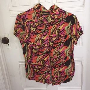 Nooworks button-down top.